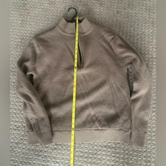 SUN ICE WINDSTOPPER| Lined Wool Quarter Zip Pullover - Picture 11 of 12